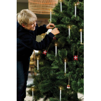 Uyuni Mini Taper Nordic White Kerstboomkaarsen set a 2